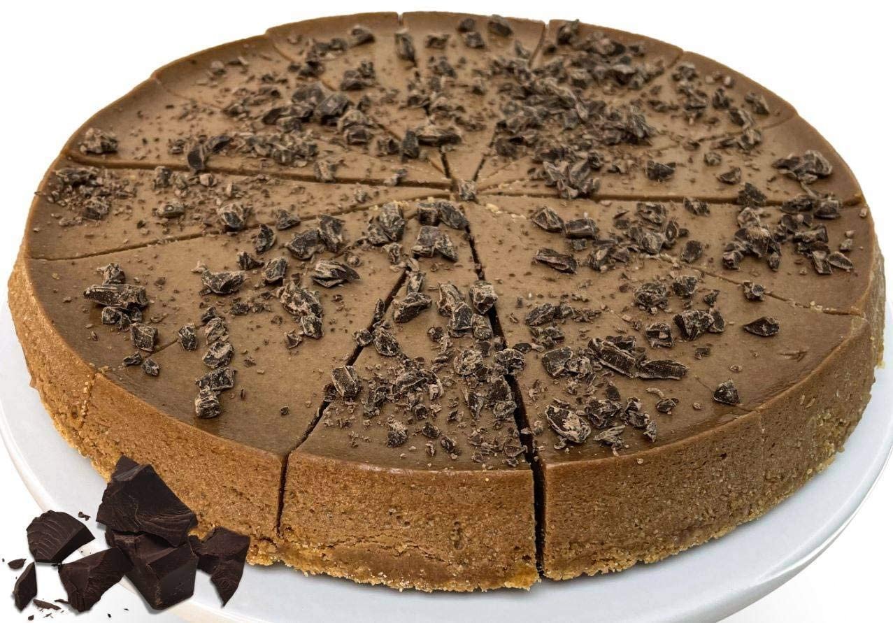 Andy Anand Sugar - Free Dark Chocolate Chip Cheesecake, 9 - Inch, 2 lb – Diabetic - Friendly, California Cream Cheese, No Preservatives Gift Box