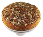 Andy Anand Sugar - Free Gluten - Free Caramel Pecan Cake, 9 - Inch, 2.8 lb – Keto & Diabetic - Friendly, Natural Sweetener, Birthday Gift Box