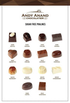 Andy Anand Sugar - Free & Gluten - Free Belgian Chocolate Truffles, 15 pc – Assorted Flavors, Diabetic - Friendly, Birthday & Valentine's Gift