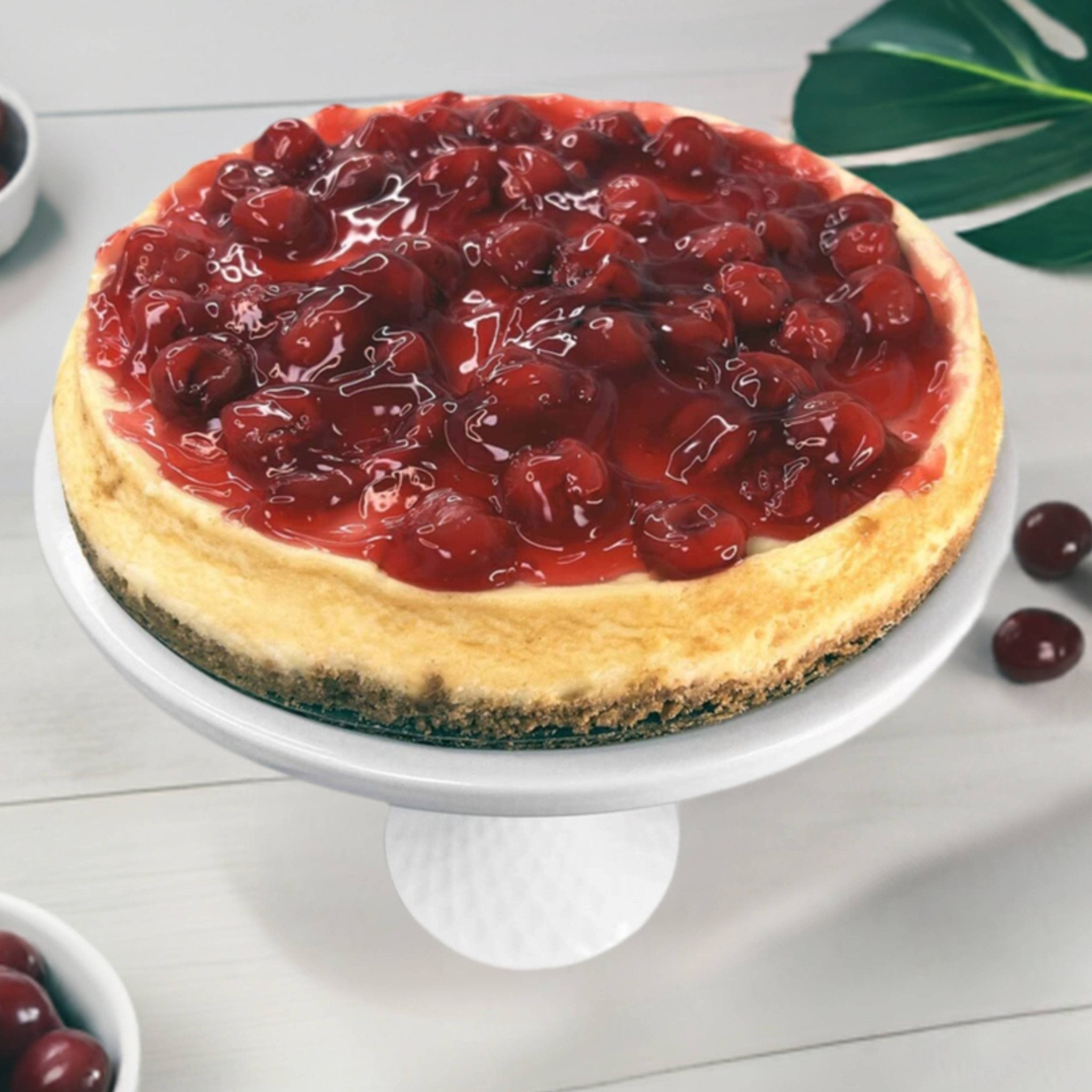 Andy Anand Sugar - Free Dunked Cherry Cake, 9 - Inch, 2.9 lb – Keto & Diabetic - Friendly, Cherry Juice Soaked, No Preservatives Birthday Gift