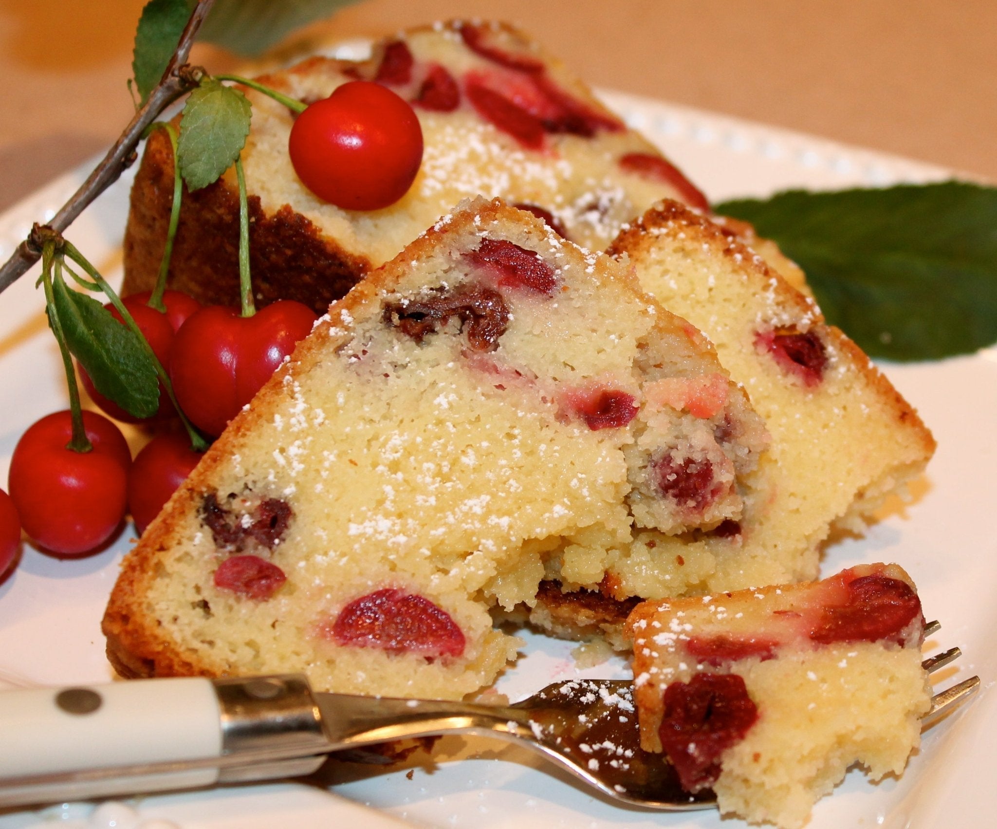 Andy Anand Sugar - Free Dunked Cherry Cake, 9 - Inch, 2.9 lb – Keto & Diabetic - Friendly, Cherry Juice Soaked, No Preservatives Birthday Gift