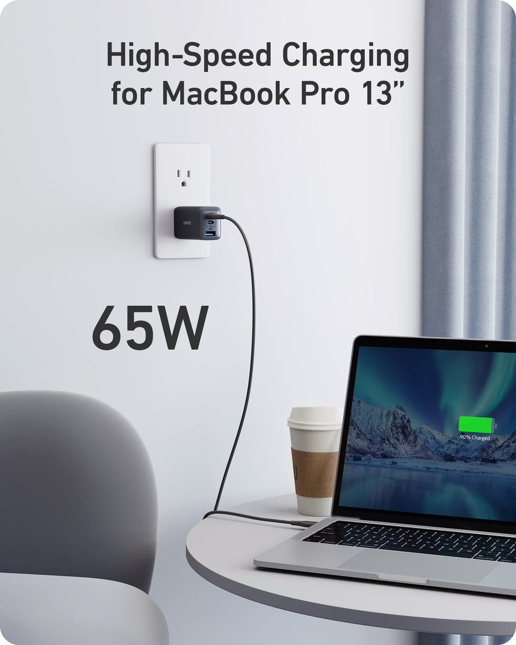 Anker 735 Charger (Nano II 65W) (2-Pack) - WONDERWALL