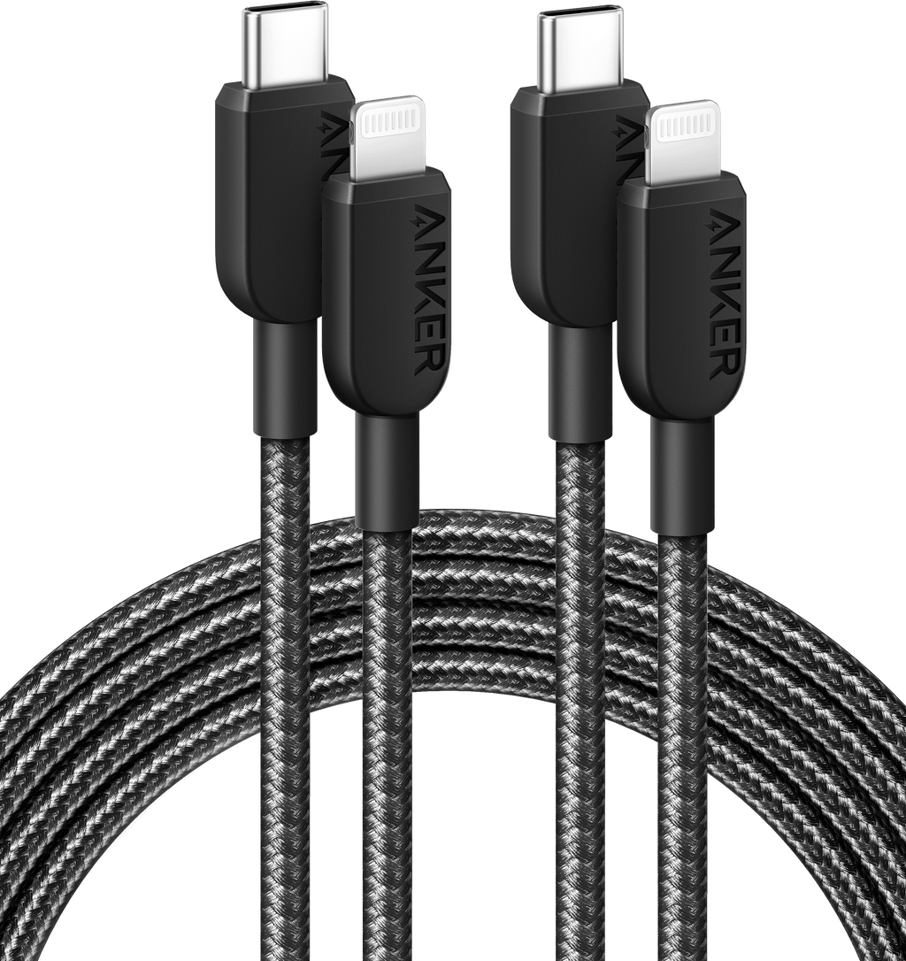 Anker <b>310</b> USB-C to Lightning Cable (6 ft, 2-Pack) - WONDERWALL