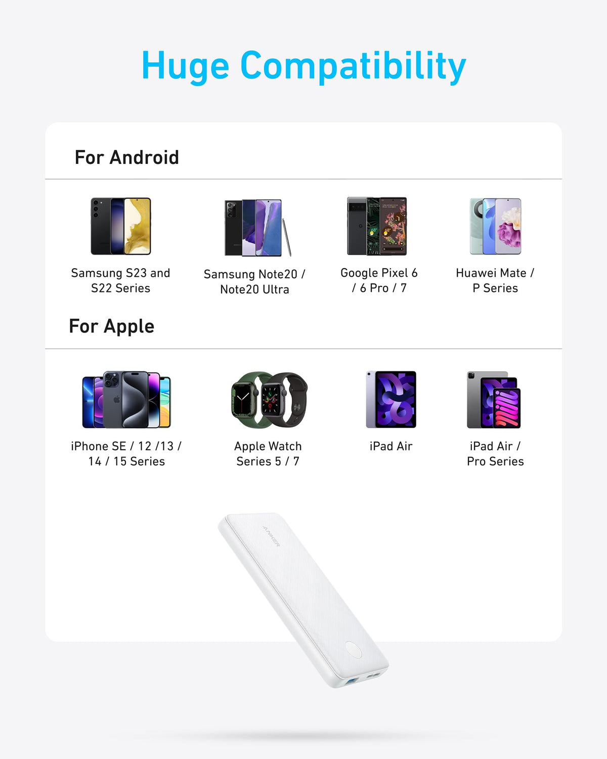 Anker <b>313</b> Power Bank (PowerCore 10K) - WONDERWALL