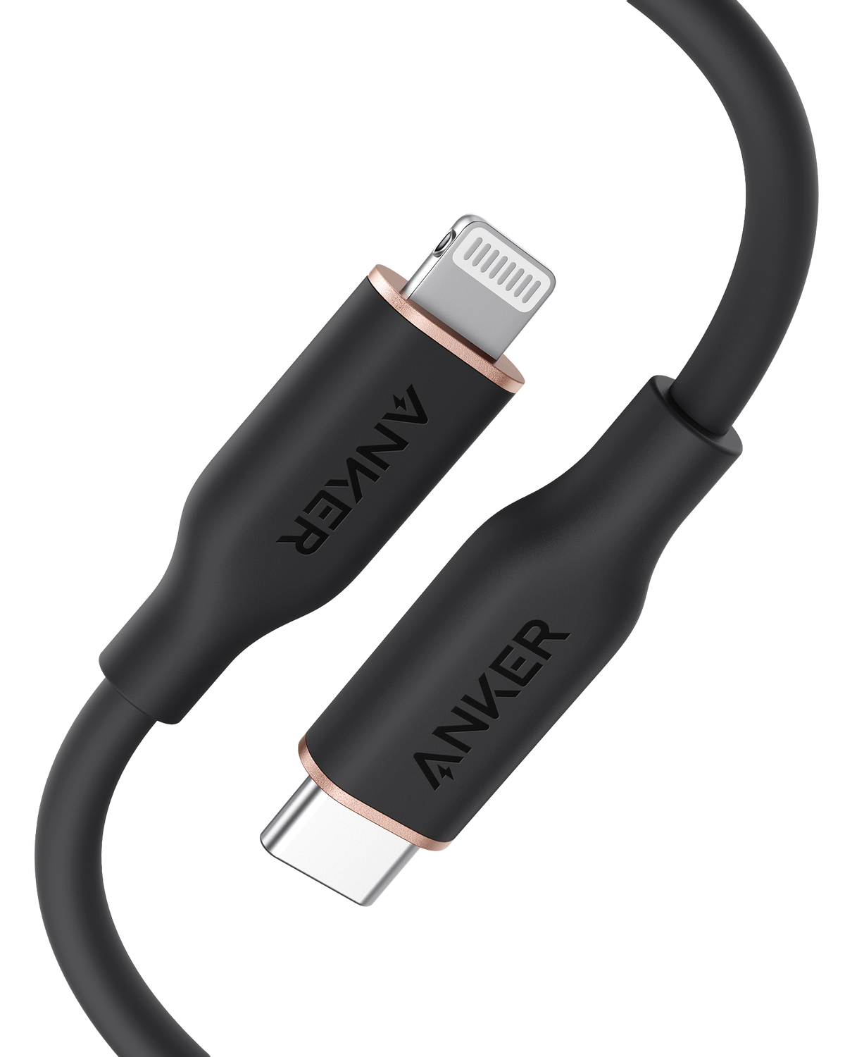 Anker <b>641</b> USB-C to Lightning Cable (Flow, Silicone) - WONDERWALL