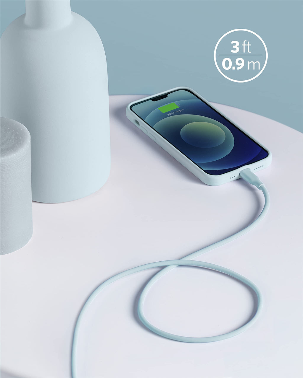 Anker <b>641</b> USB-C to Lightning Cable (Flow, Silicone) - WONDERWALL