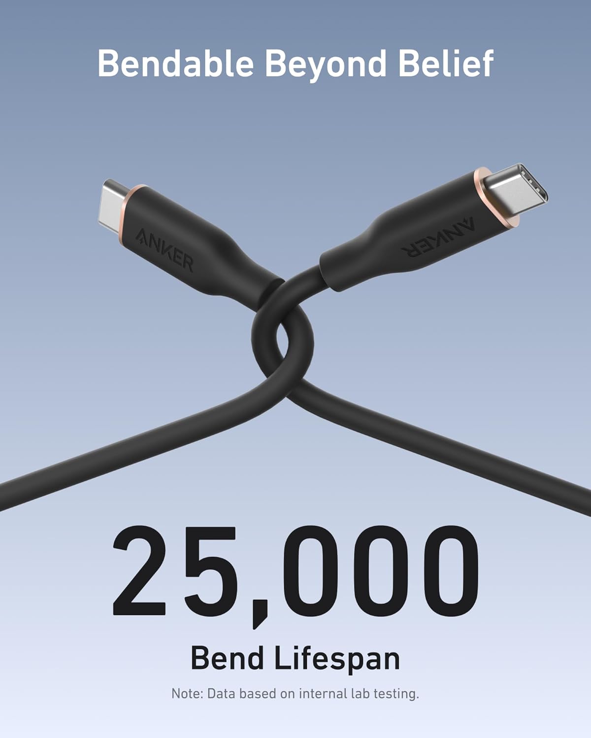 Anker <b>643</b> USB-C to USB-C Cable (Flow, Silicone) - WONDERWALL