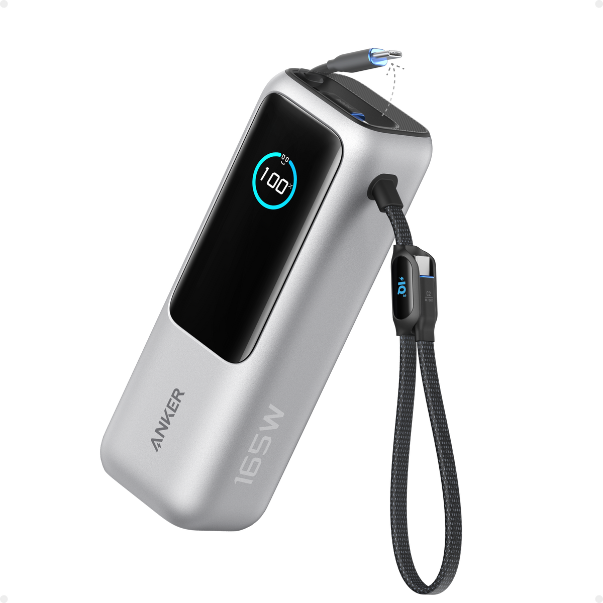 Anker Laptop Power Bank (25K, 165W, Built-In and Retractable Cables) - WONDERWALL