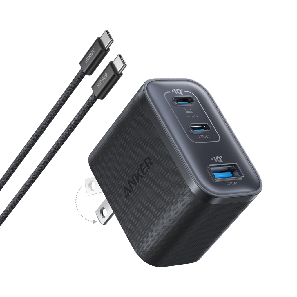 Anker Nano Charger (70W, 3 Ports) - WONDERWALL