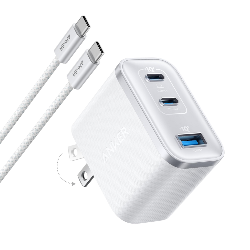 Anker Nano Charger (70W, 3 Ports) - WONDERWALL