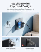 Anker Nano Charger (70W, 3 Ports) - WONDERWALL