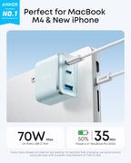 Anker Nano Charger (70W, 3 Ports) - WONDERWALL