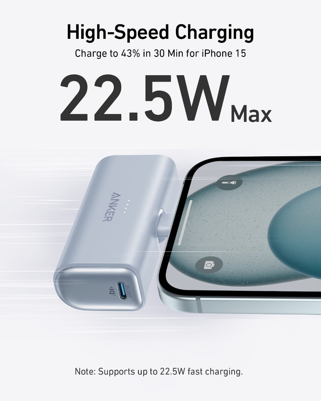 Anker Nano Power Bank (22.5W, Built-In USB-C Connector) - WONDERWALL