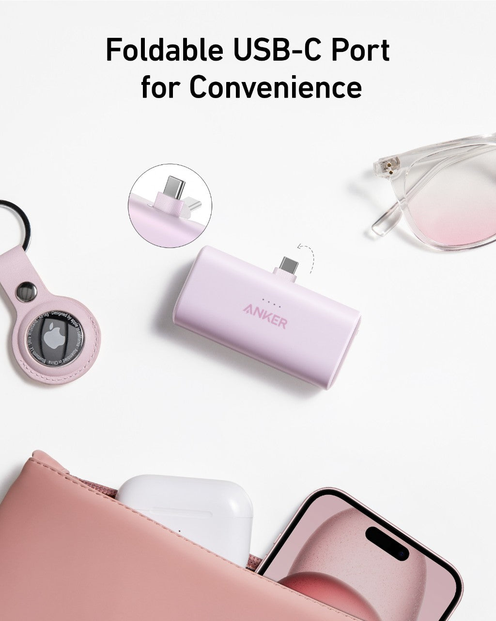 Anker Nano Power Bank (22.5W, Built-In USB-C Connector) - WONDERWALL