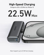 Anker Nano Power Bank (22.5W, Built-In USB-C Connector) - WONDERWALL