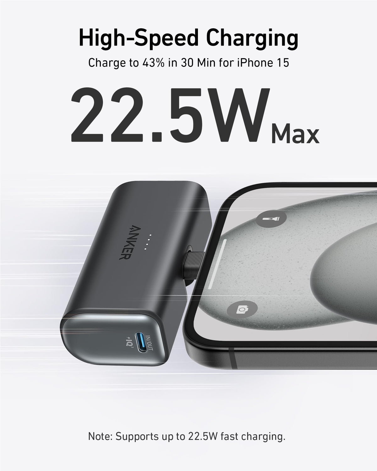 Anker Nano Power Bank (22.5W, Built-In USB-C Connector) - WONDERWALL