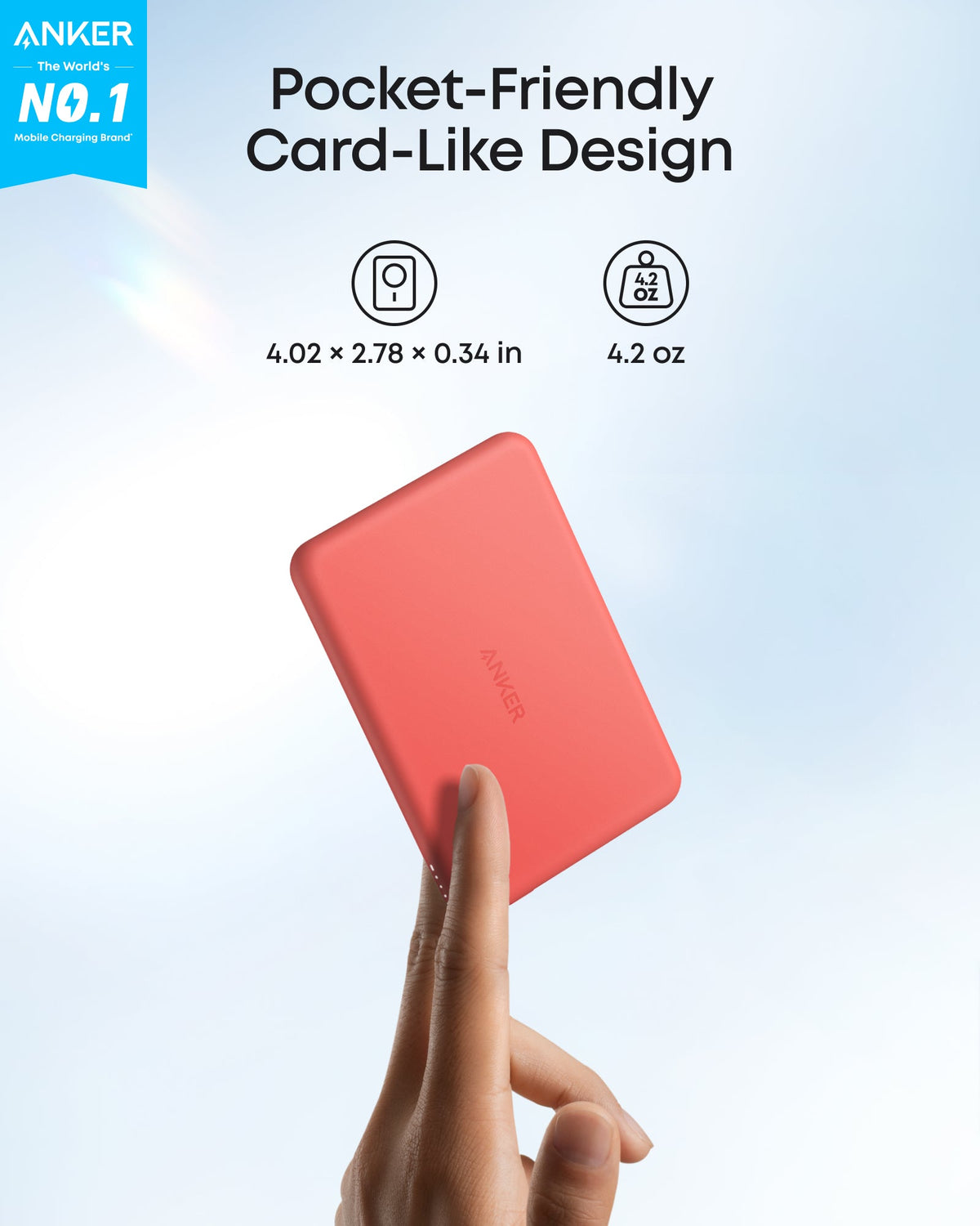 Anker Nano Power Bank (5K, MagGo, Slim) - WONDERWALL