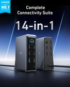 Anker Prime Charging Docking Station (14-in-1, Dual Display, 160W) - WONDERWALL