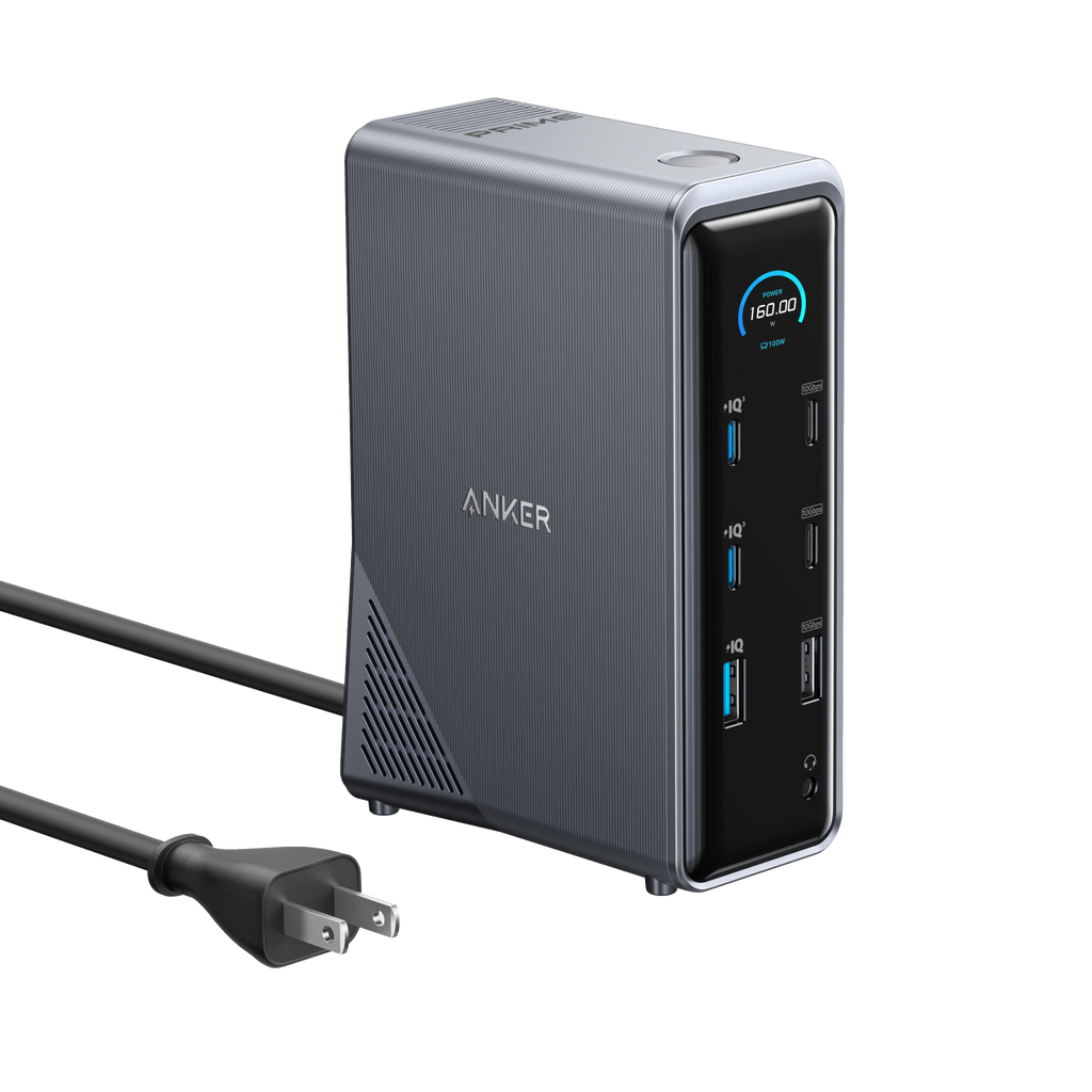 Anker Prime Charging Docking Station (14-in-1, Dual Display, 160W) - WONDERWALL