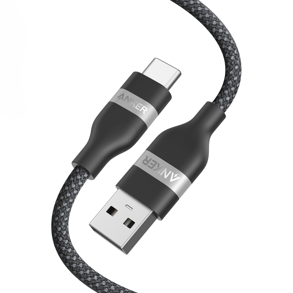 Anker USB-A to USB-C Cable (3 ft/6 ft, Upcycled-Braided) - WONDERWALL