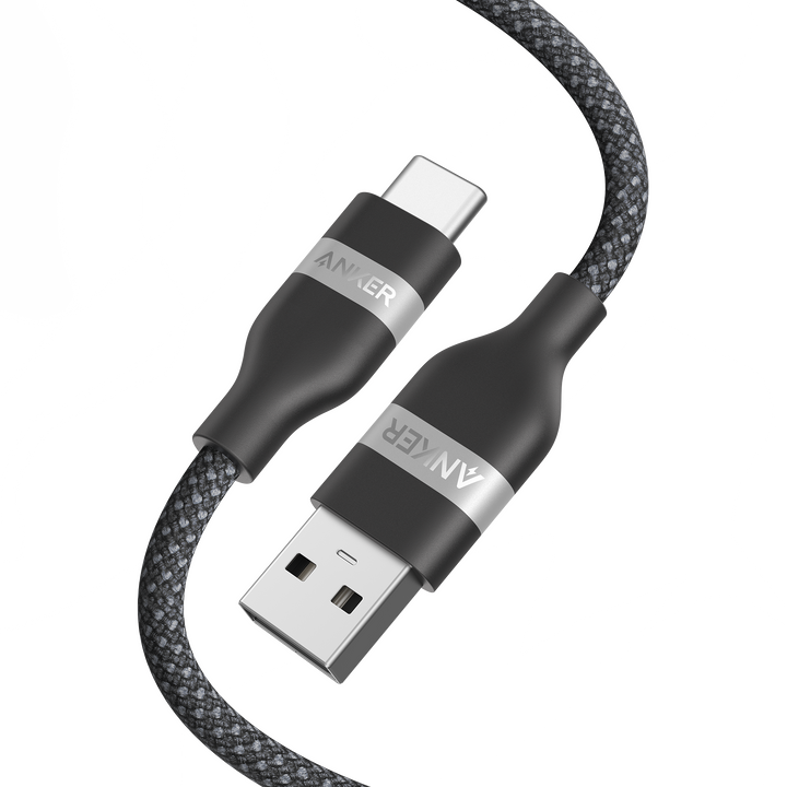 Anker USB-A to USB-C Cable (3 ft/6 ft, Upcycled-Braided)