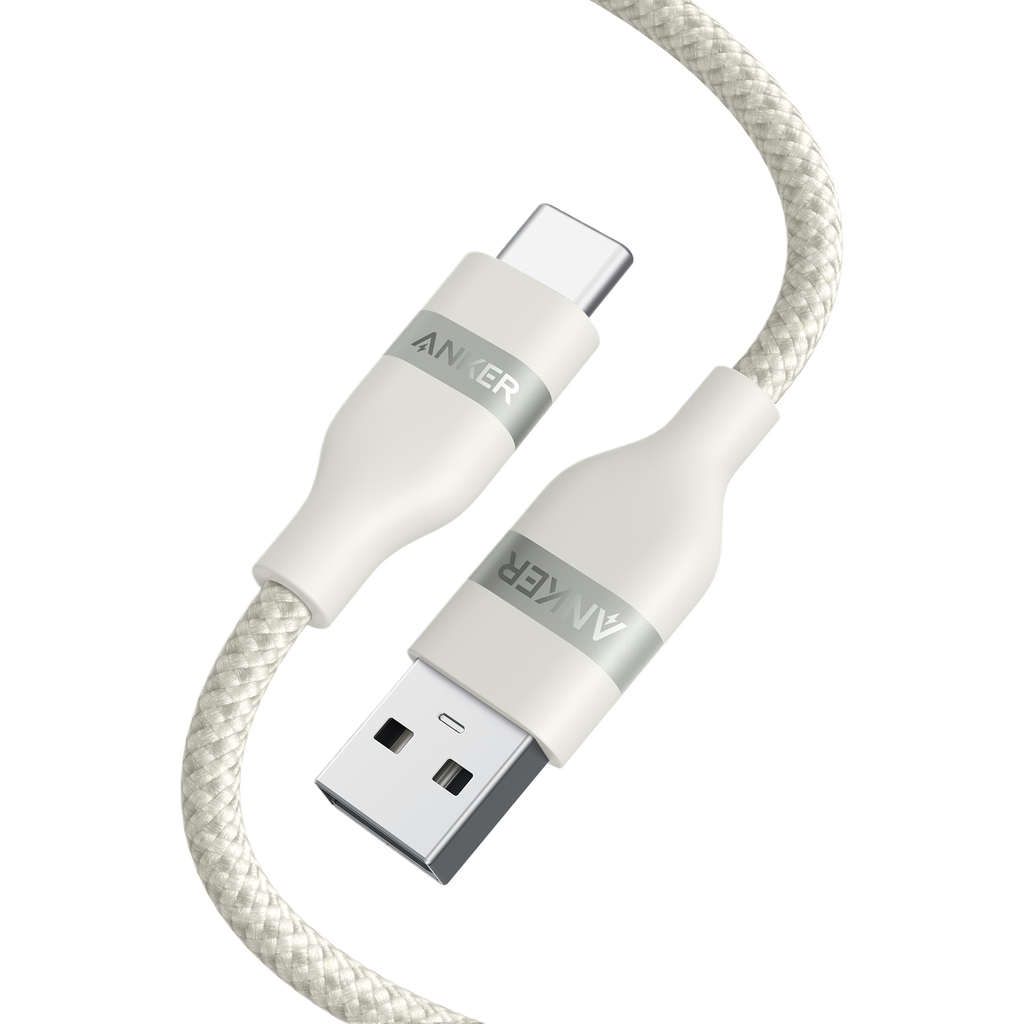 Anker USB-A to USB-C Cable (3 ft/6 ft, Upcycled-Braided) - WONDERWALL