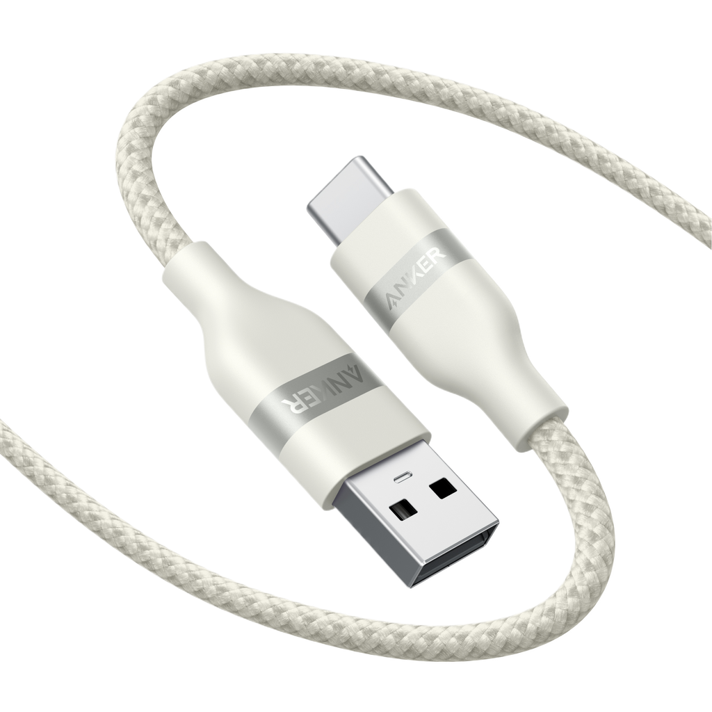 Anker USB-A to USB-C Cable (3 ft/6 ft, Upcycled-Braided) - WONDERWALL