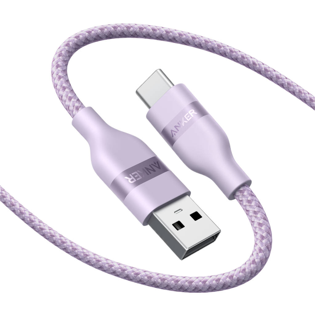Anker USB-A to USB-C Cable (3 ft/6 ft, Upcycled-Braided) - WONDERWALL