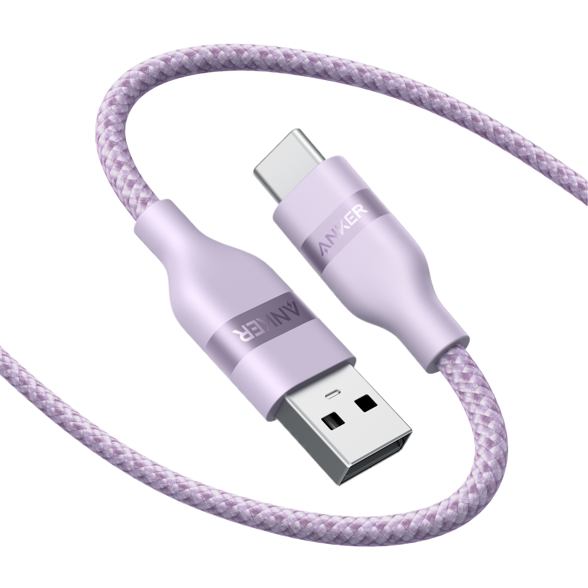 Anker USB-A to USB-C Cable (3 ft/6 ft, Upcycled-Braided) - WONDERWALL