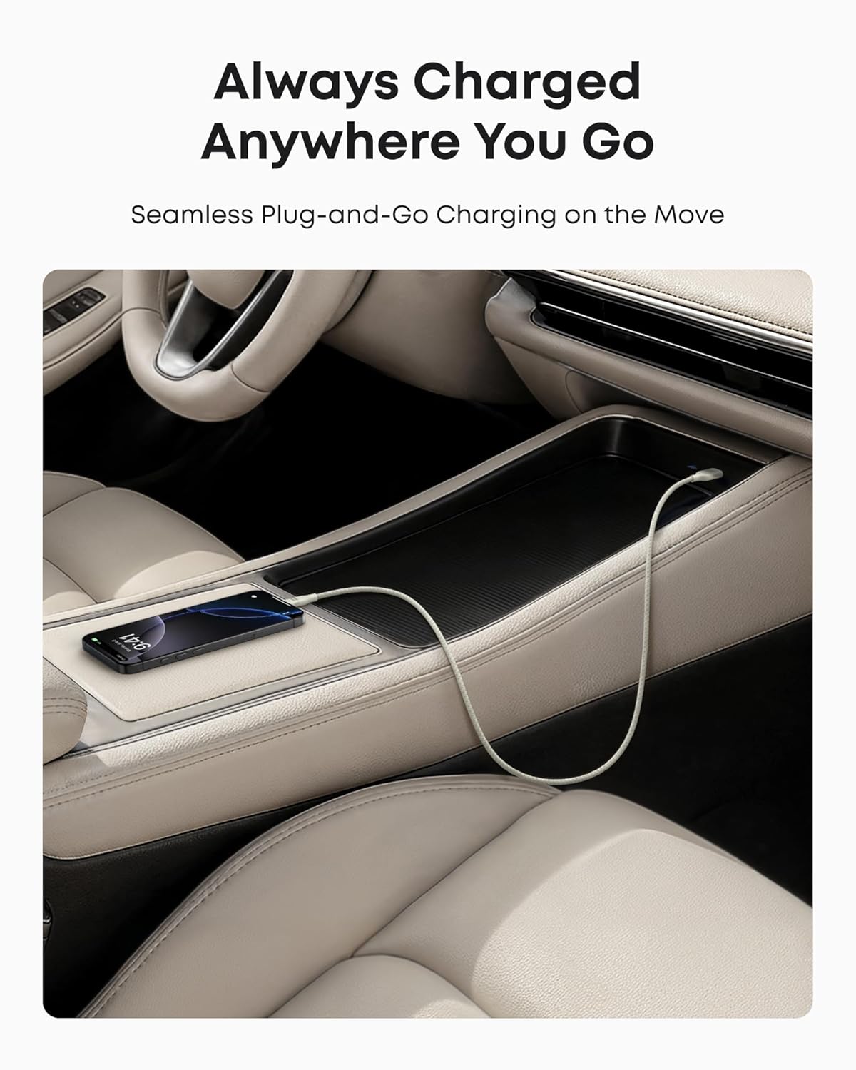 Anker USB-A to USB-C Cable (3 ft/6 ft, Upcycled-Braided) - WONDERWALL