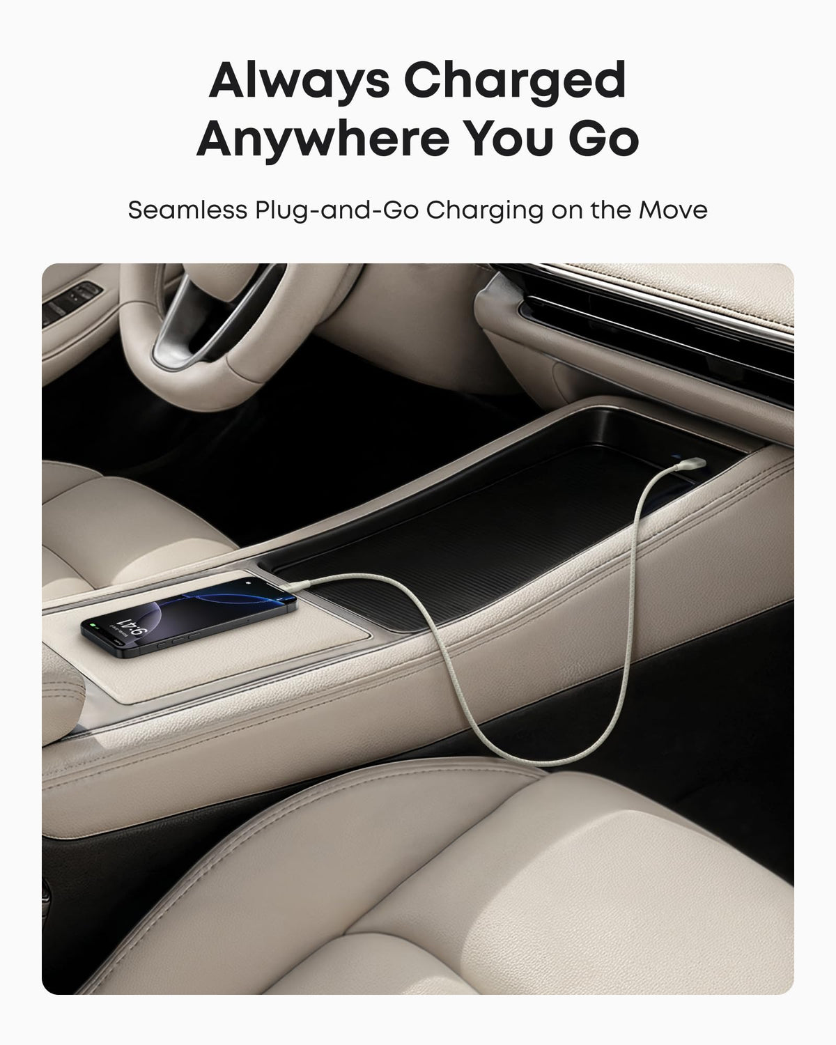 Anker USB-A to USB-C Cable (3 ft/6 ft, Upcycled-Braided) - WONDERWALL