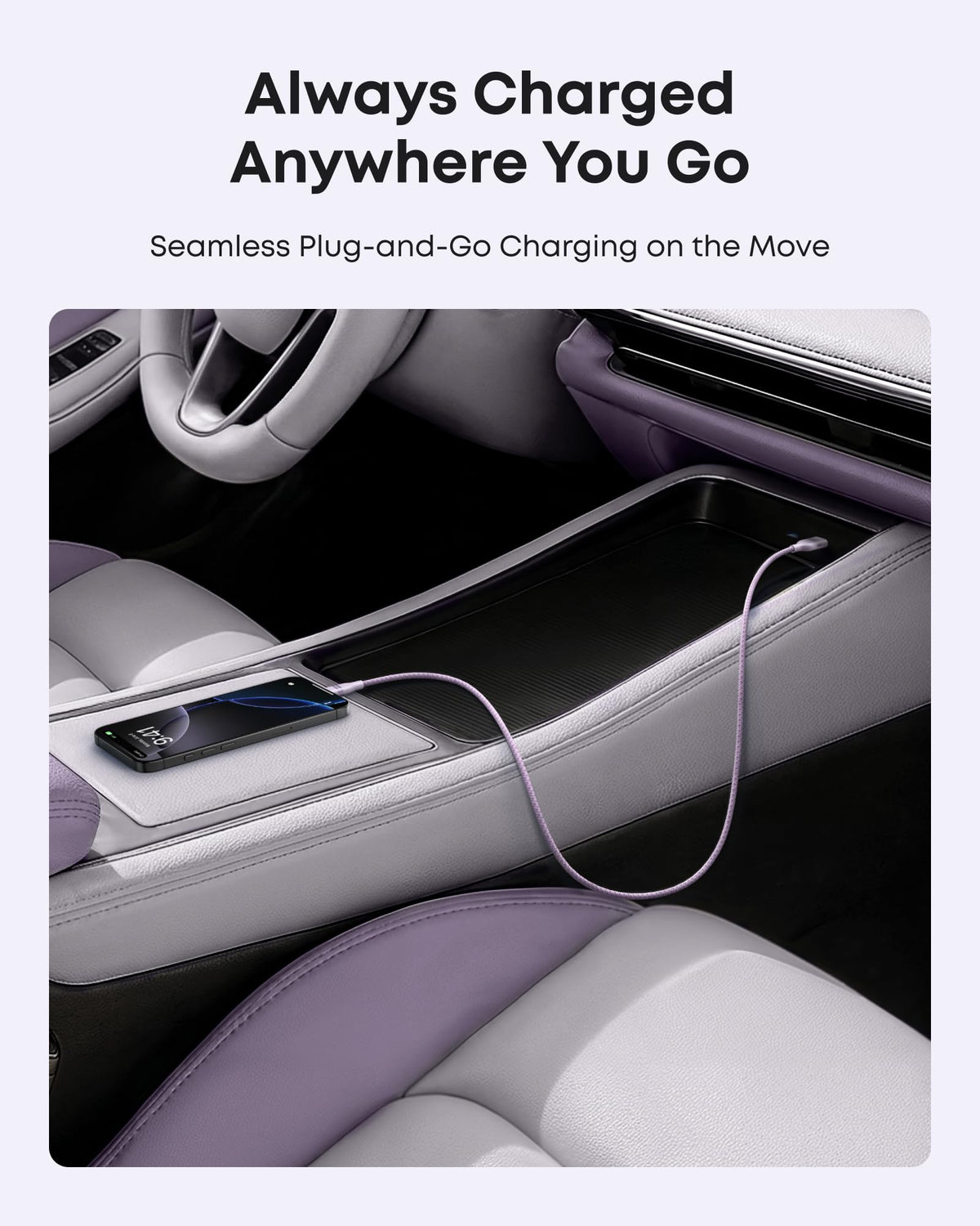Anker USB-A to USB-C Cable (3 ft/6 ft, Upcycled-Braided) - WONDERWALL
