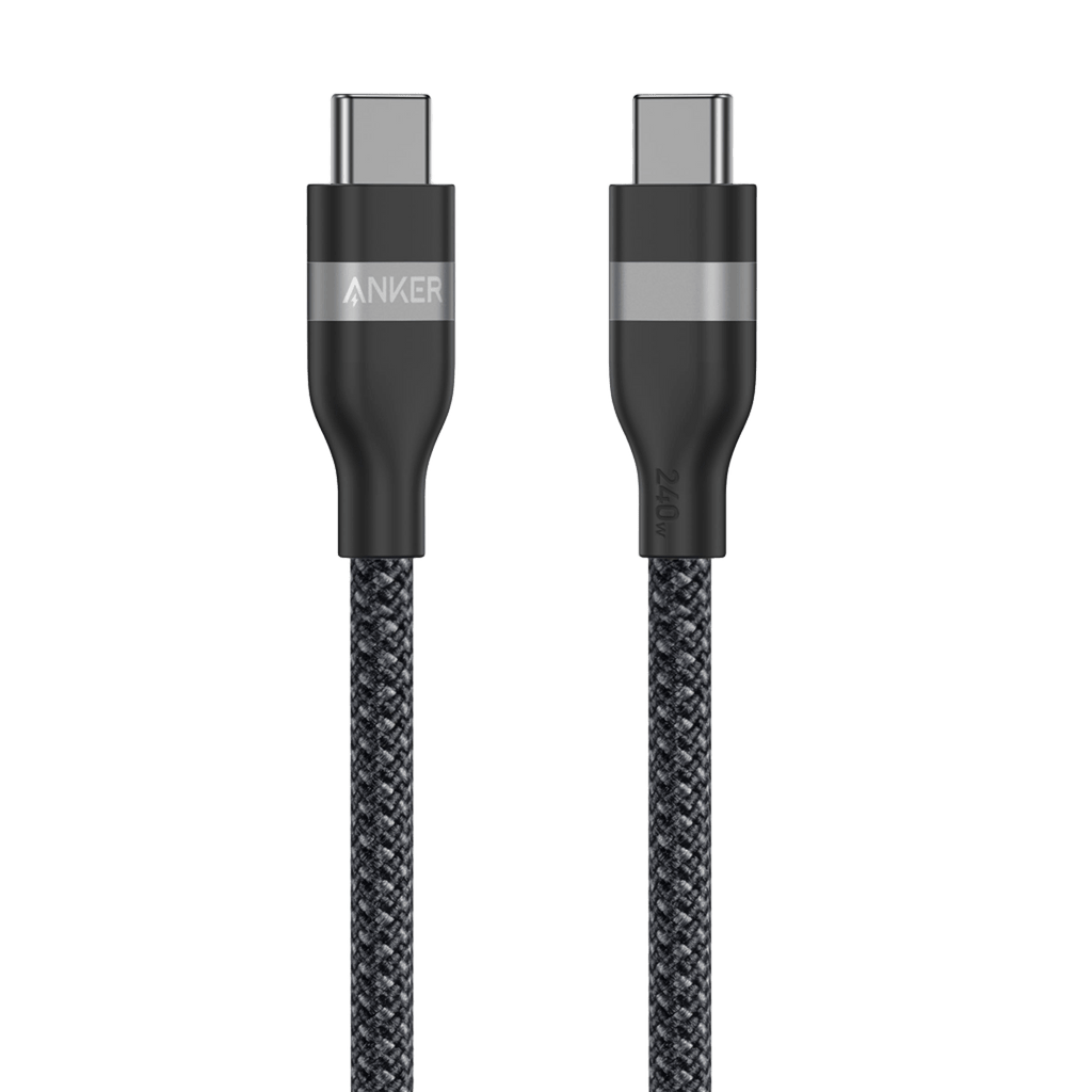 Anker USB-C to USB-C Cable (3 ft / 6 ft, 240W, Upcycled-Braided) - WONDERWALL