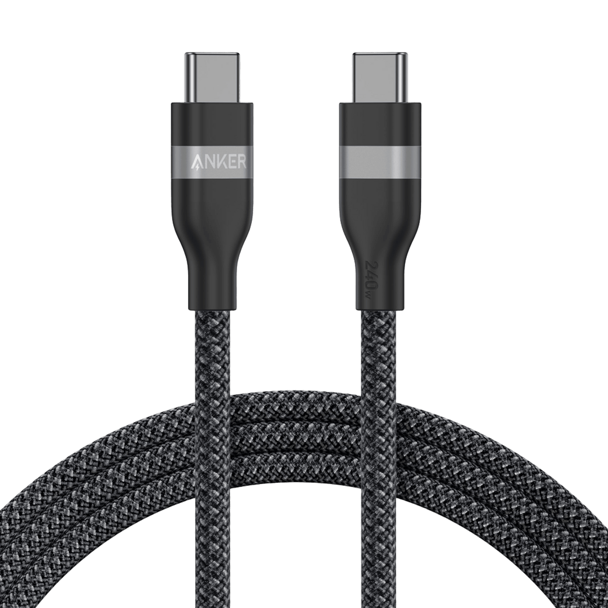 Anker USB-C to USB-C Cable (3 ft / 6 ft, 240W, Upcycled-Braided) - WONDERWALL