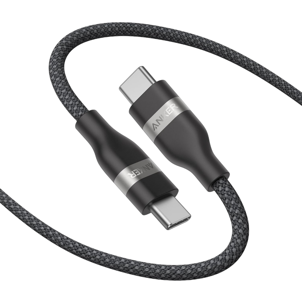 Anker USB-C to USB-C Cable (3 ft / 6 ft, 240W, Upcycled-Braided) - WONDERWALL