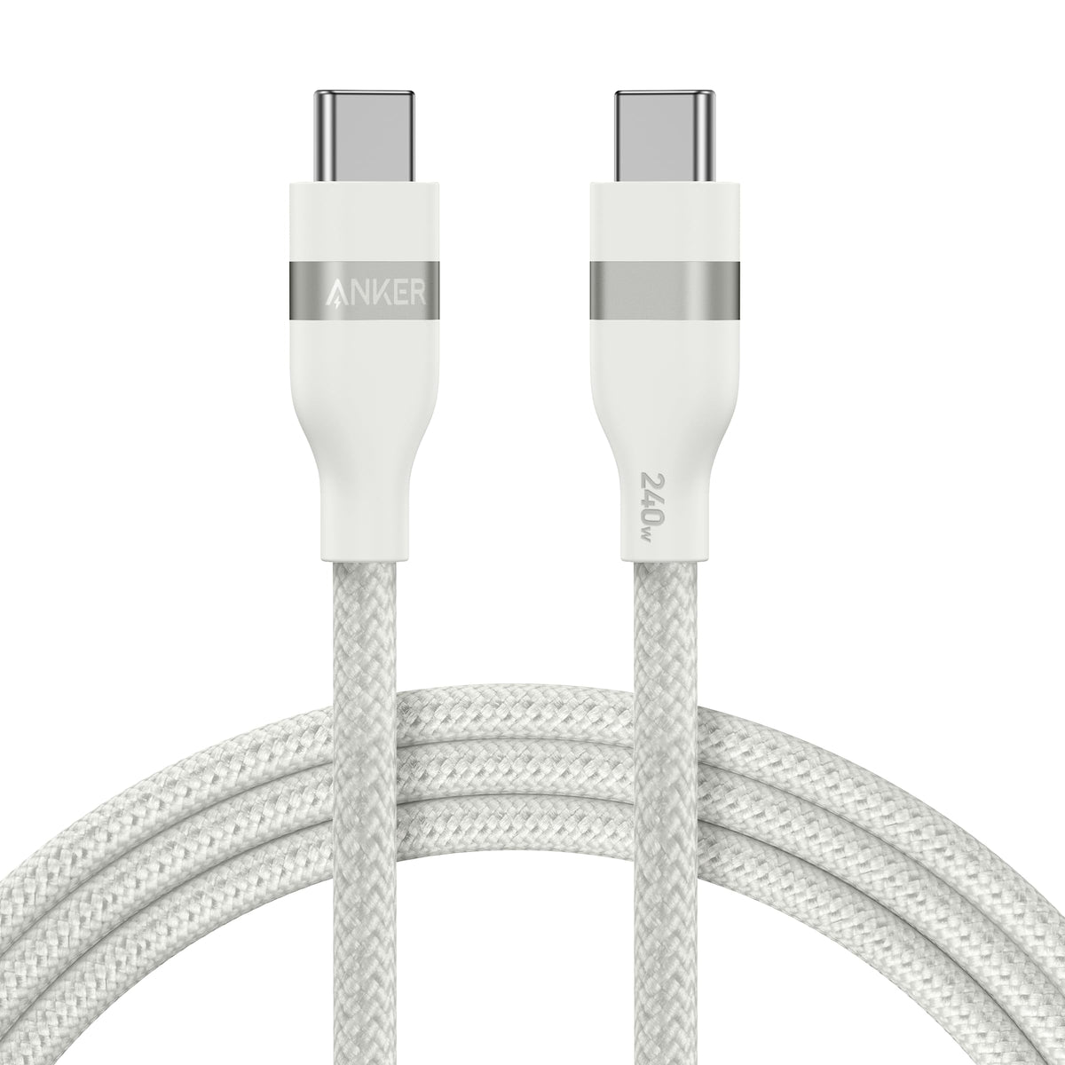 Anker USB-C to USB-C Cable (3 ft / 6 ft, 240W, Upcycled-Braided) - WONDERWALL