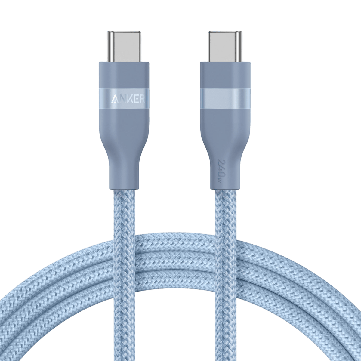 Anker USB-C to USB-C Cable (3 ft / 6 ft, 240W, Upcycled-Braided) - WONDERWALL