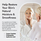 Peptide Serum for Face: Anti-Aging & Hydrating - WONDERWALL