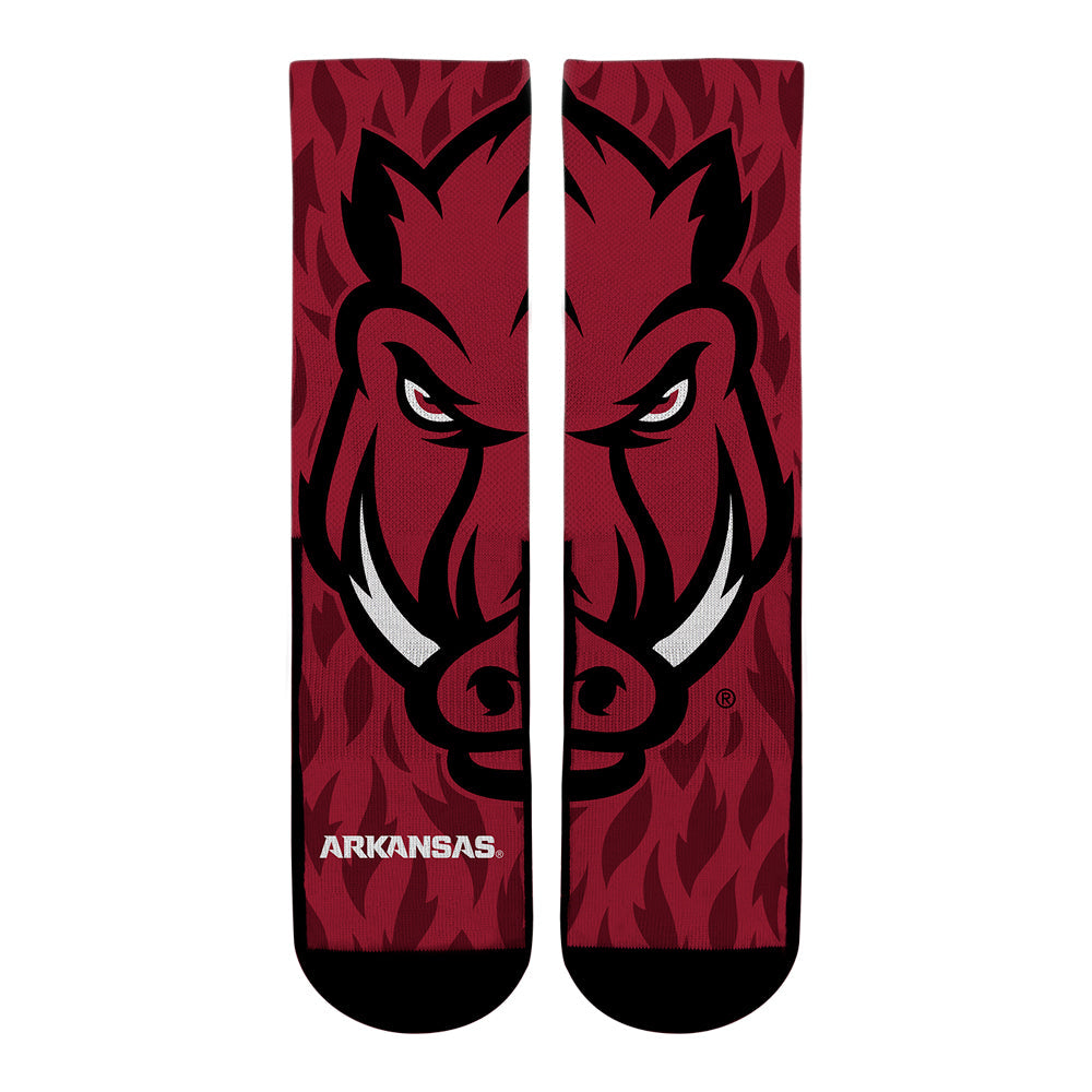Arkansas Razorbacks - Mascot Crew Socks