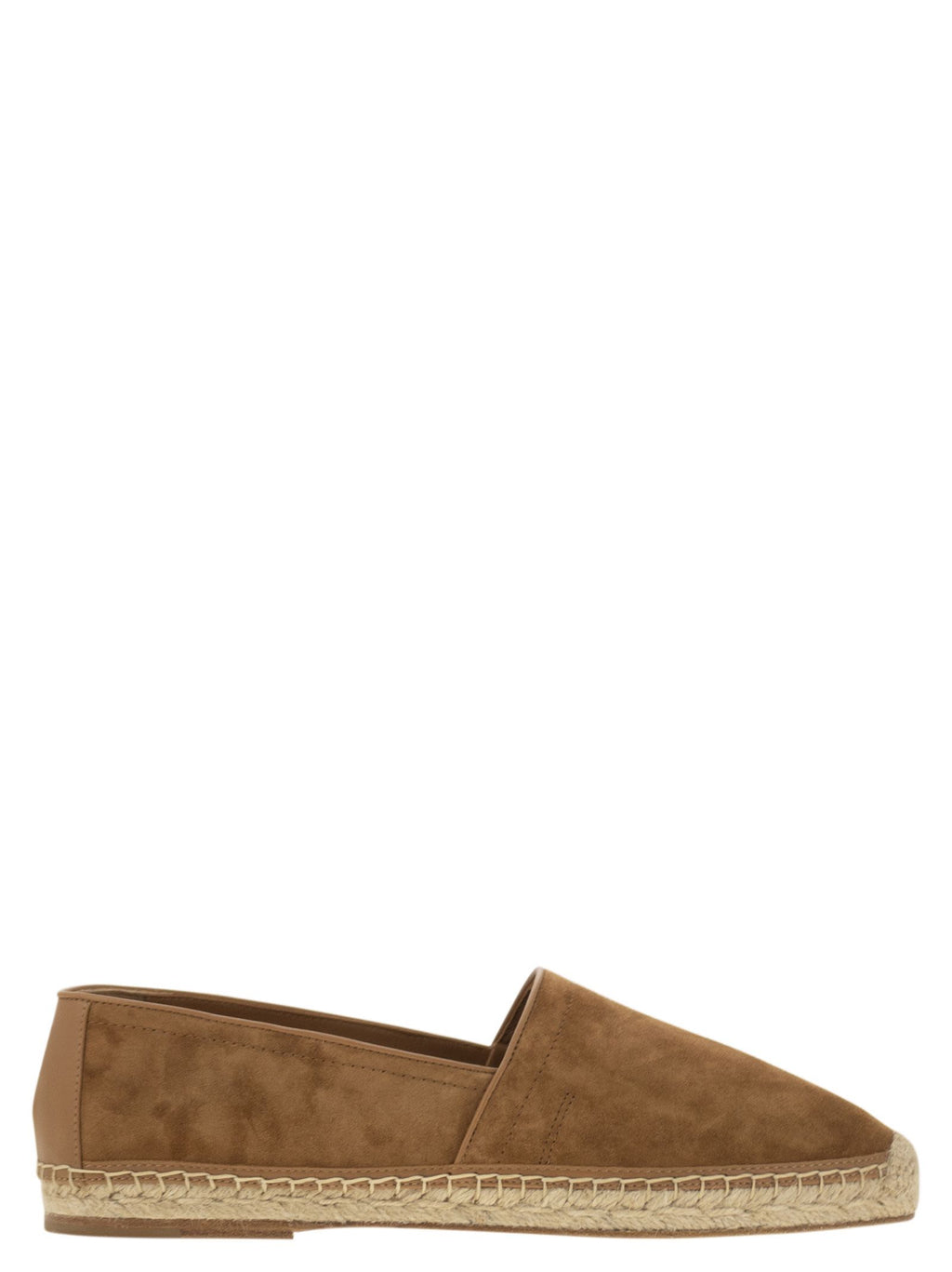 Men Washed Suede Espadrilles With Beading