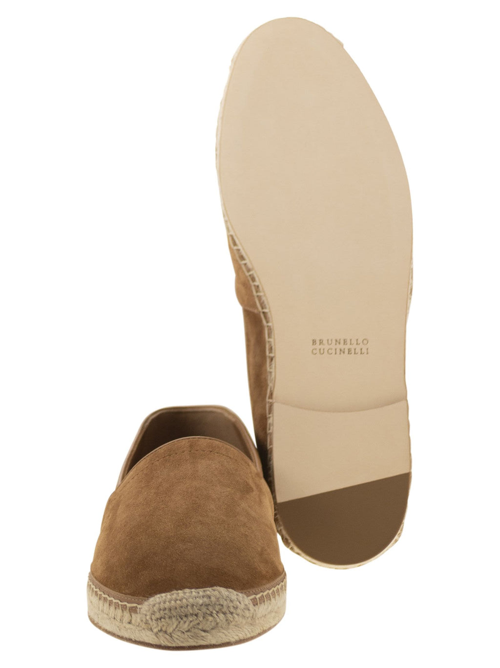 Men Washed Suede Espadrilles With Beading