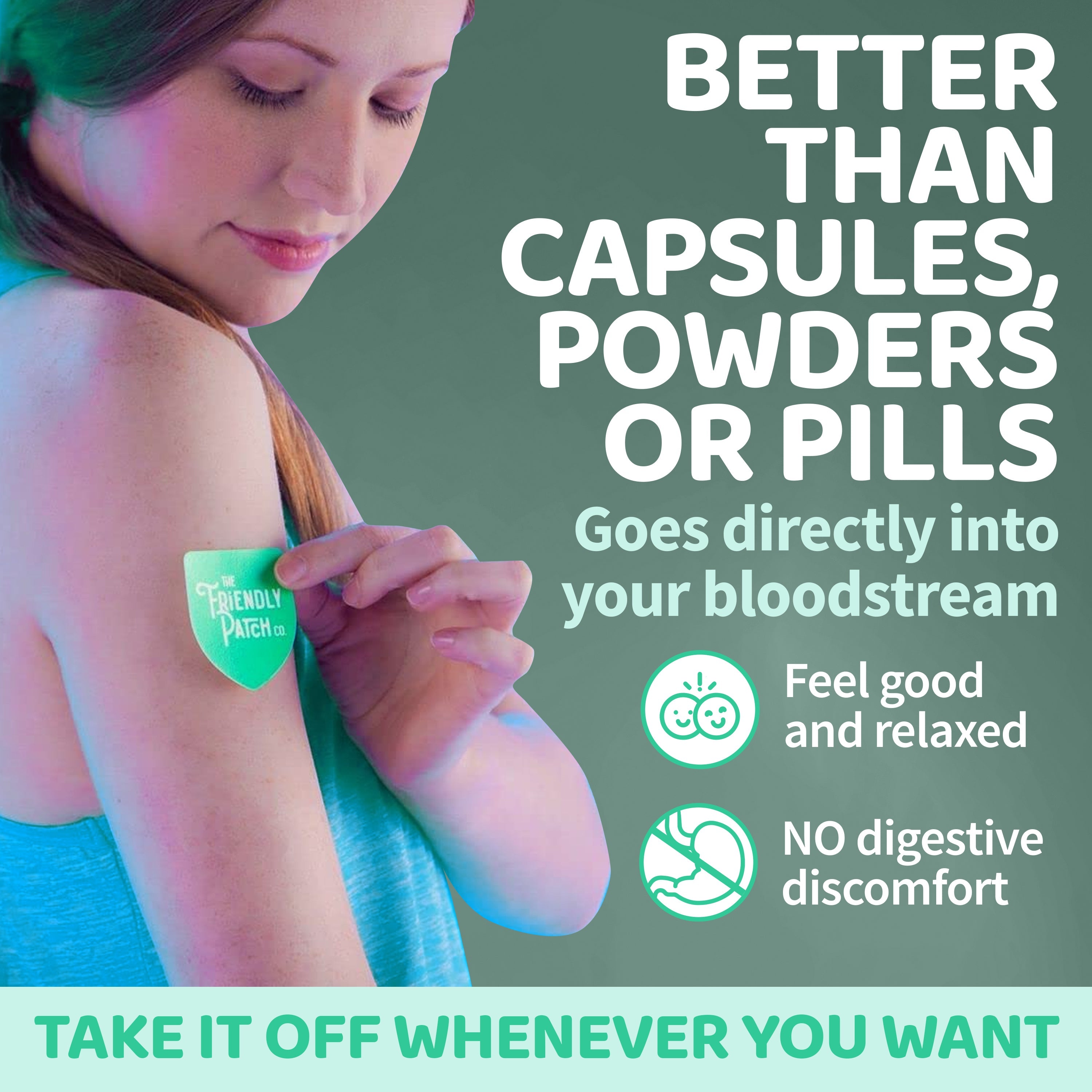 Relax & Let Go Zen Stress Patches with Ashwagandha, L - Theanine, GABA - 28 Patches