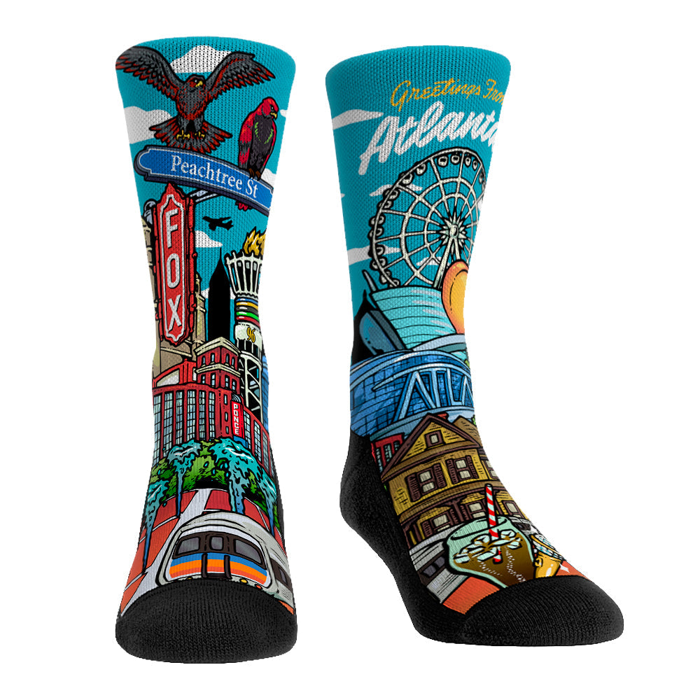 Greetings From Atlanta Crew Socks
