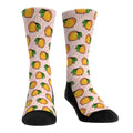 Atlanta Peach Pattern Crew Socks