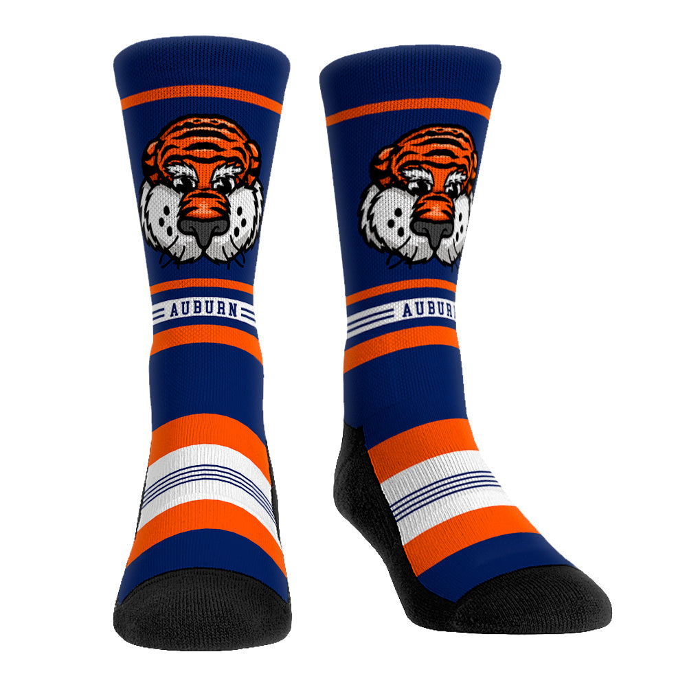 Auburn Tigers - Game Face Mascot Crew Socks