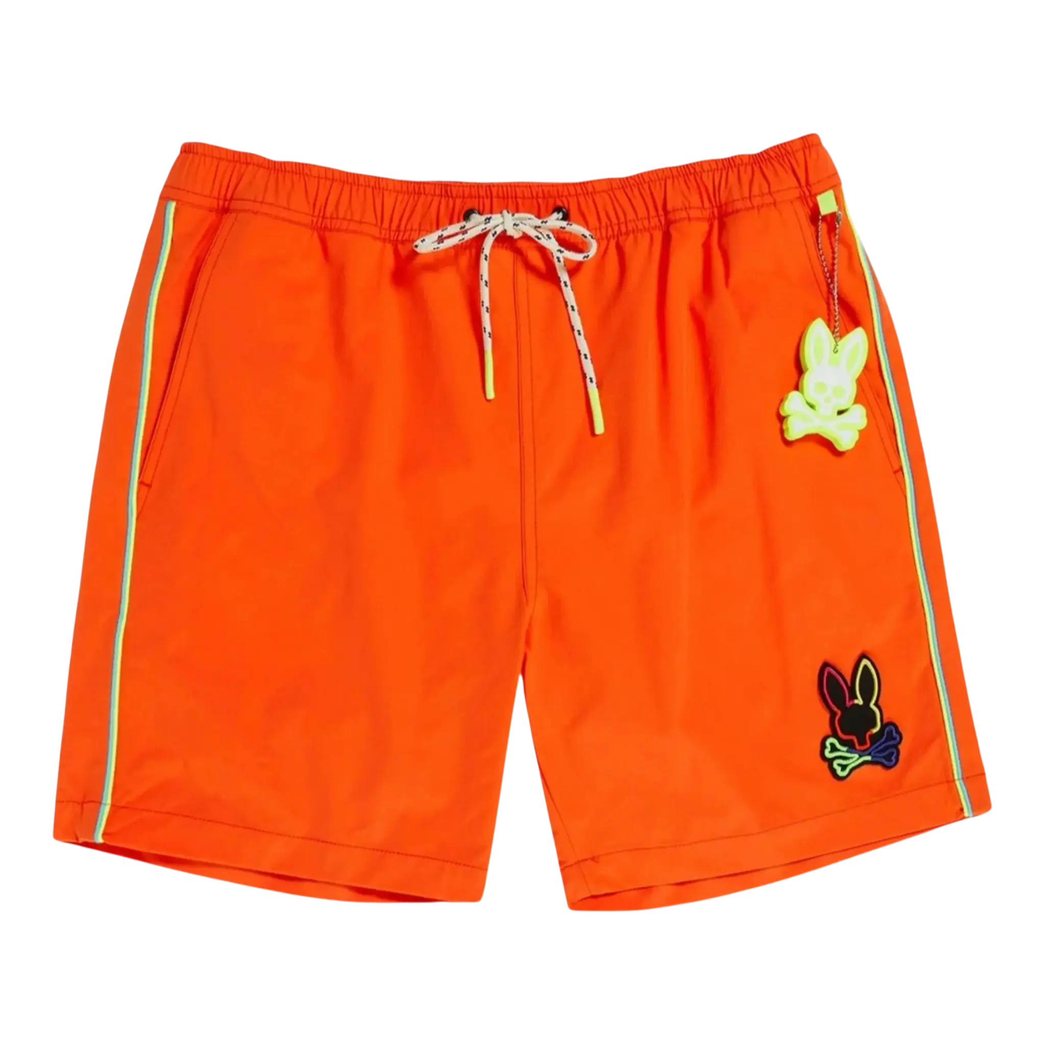Psycho Bunny Leo Hydrochromic Men Swim Trunks Alloy Orange