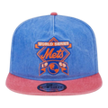 New Era MLB New York Mets Pigment Dye Golfer Snapback Hat Denim Royal/Red