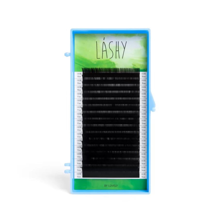 Lashy Eyelash Extensions Green - 16 Lines