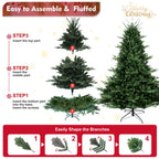 WONDERWALL ‘Noël DuBois’ 5 ft Artificial Christmas Tree – Green