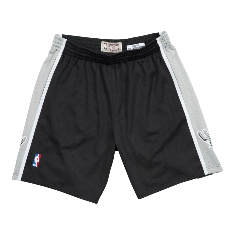 Mitchell & Ness NBA Swingman San Antonio Spurs Road 1998-99 Men Shorts Black